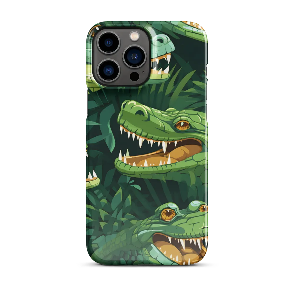 Fierce Crocodilian Medley | Phone Case |  13 Pro Max | Snap Case | Glossy