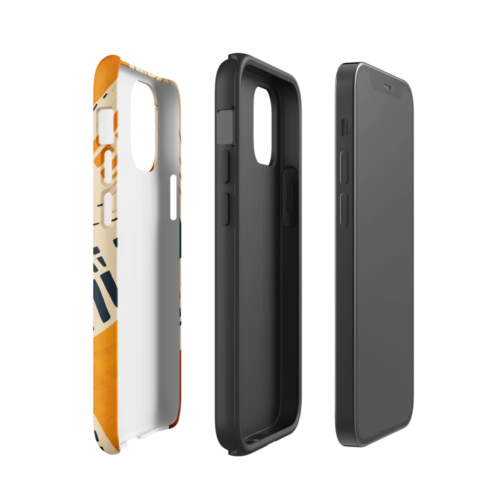 Urban Patterns in Harmony | Phone Case |  12 mini | Tough Case | Matte