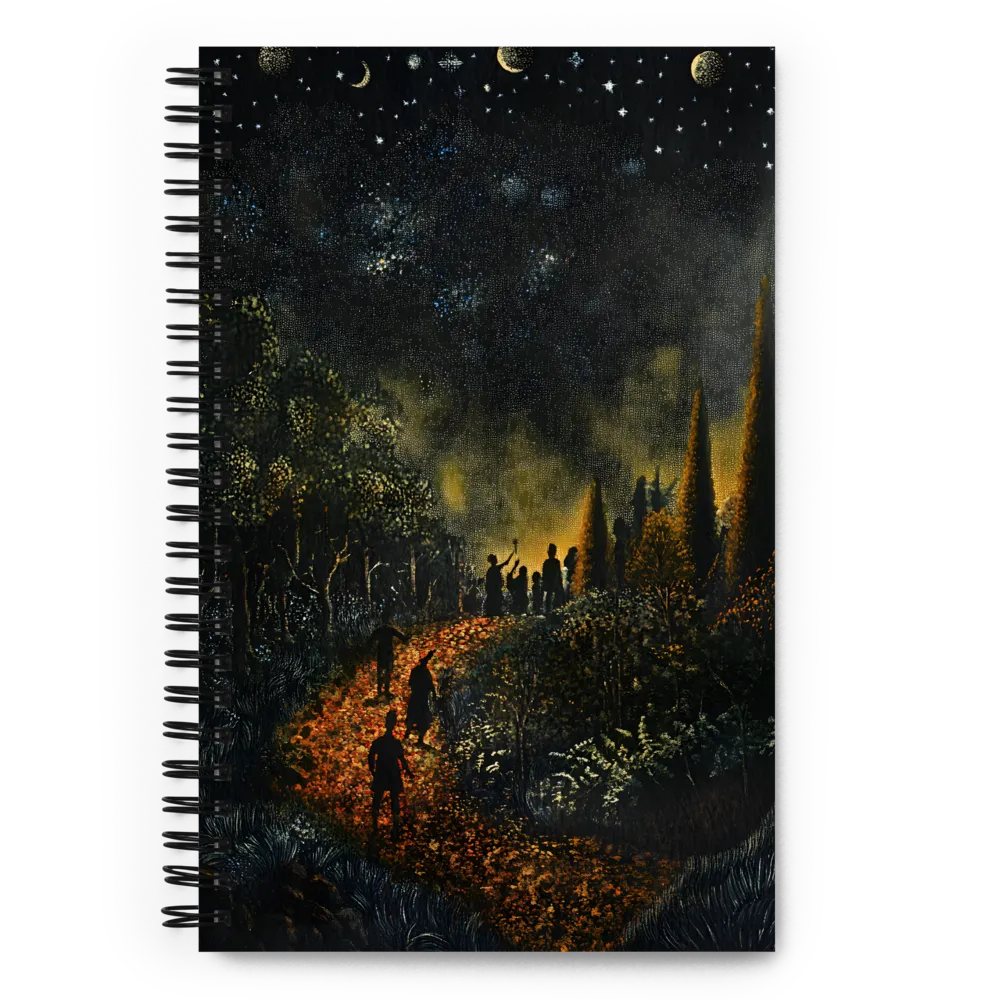 Whispers of the Night | Spiral Notebook