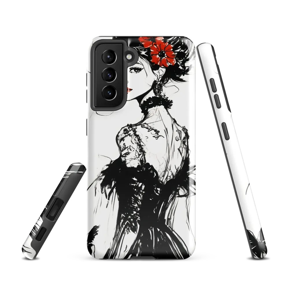 Elegance in Black and Red