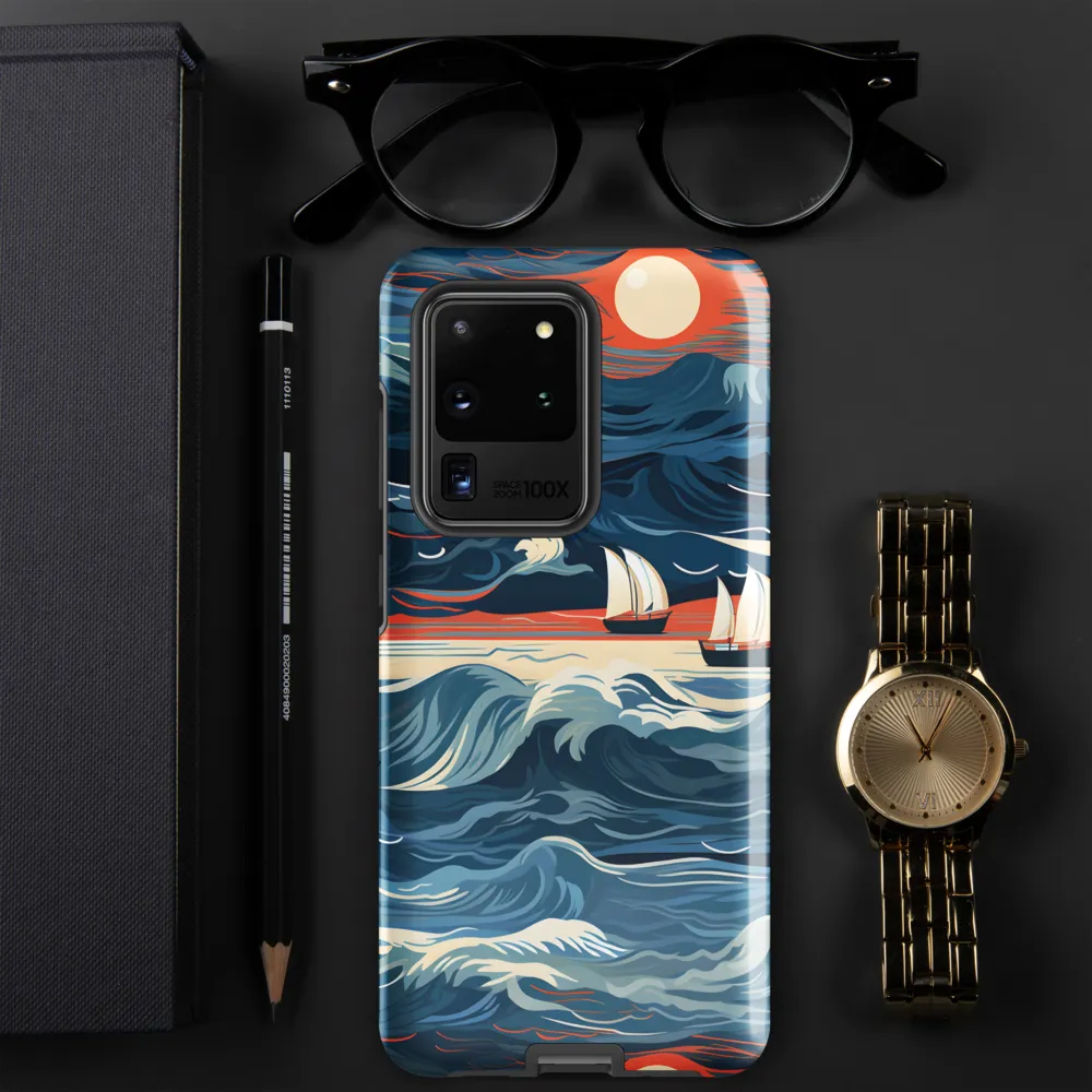 Ocean Whispers: A Voyage at Dusk