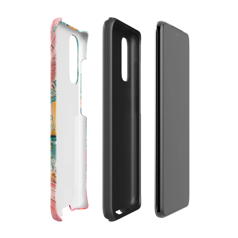 Vertical Horizons: A Surreal Cityscape Adventure | Phone Case |  S20 | Tough Case | Matte