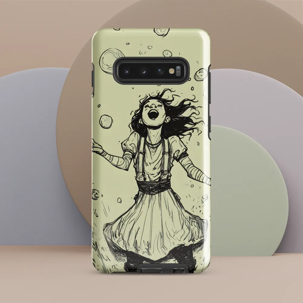 The Joy of Bubbles | Phone Case |  S10 Plus | Tough Case | Glossy