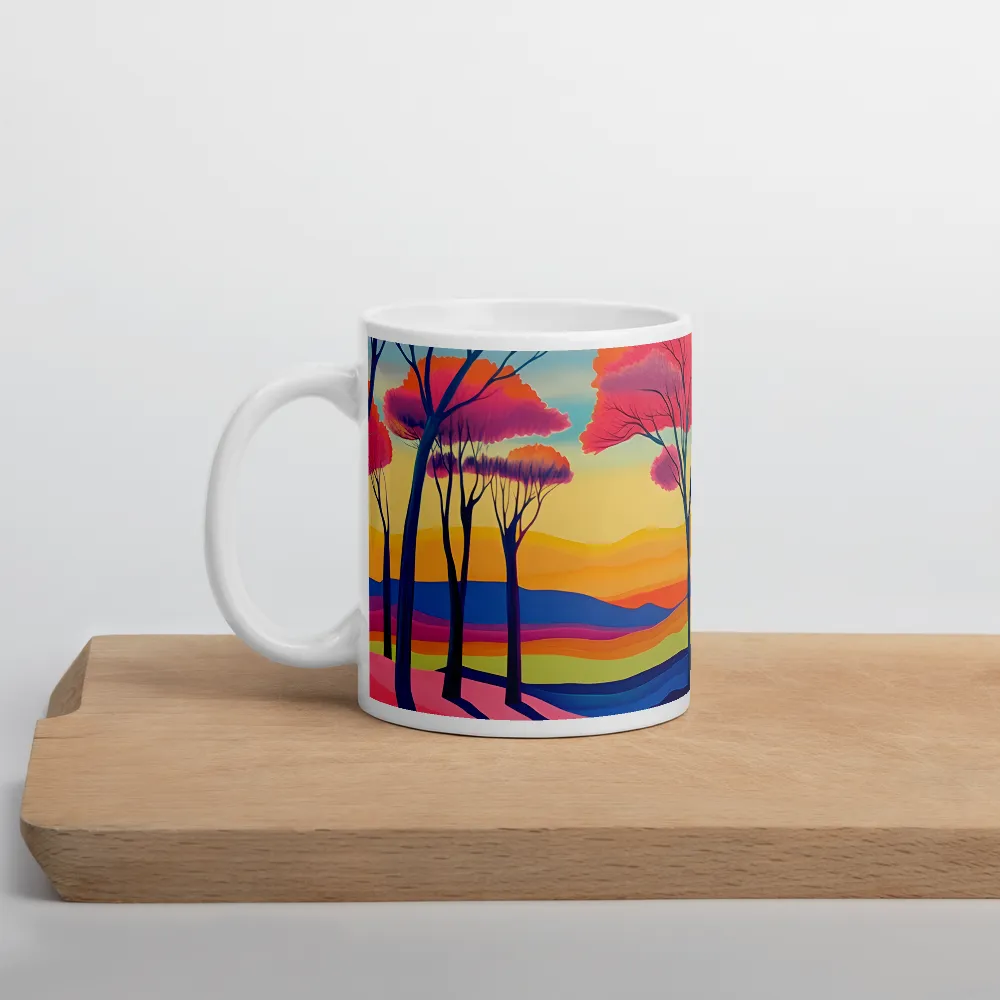 Whimsical Serenity | Mug with White inside | 11 oz