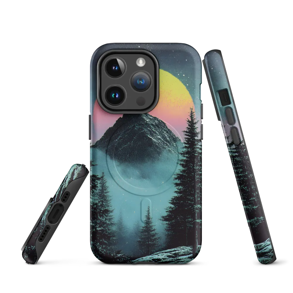 Ethereal Peaks Under Celestial Lights