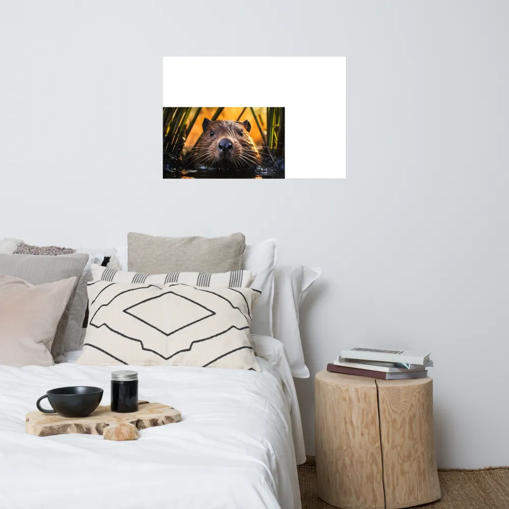 Beaver Serenity: A Natural Portrait | Poster | 24″×36″