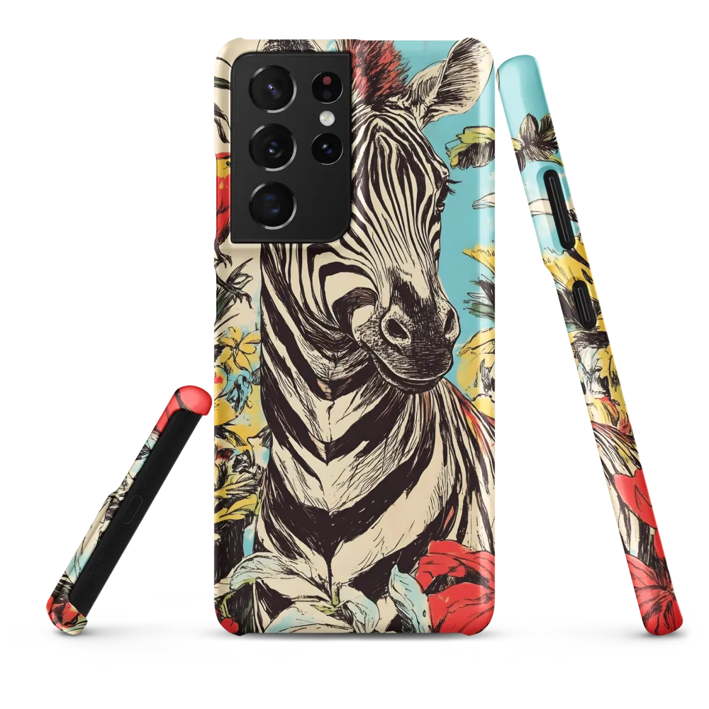 Zebra in Tropical Reverie