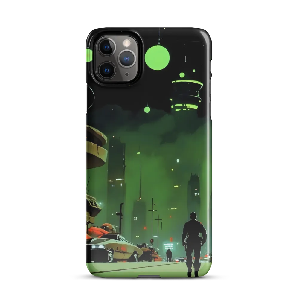 Echoes of a Cyberpunk City | Phone Case |  11 Pro Max | Snap Case | Glossy