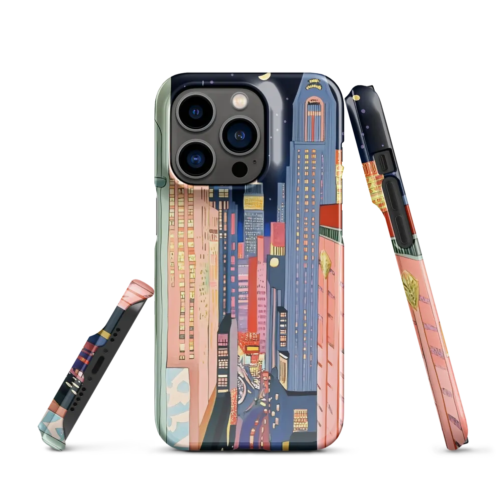 Urban Dreamscape: A Pop Art Night | Phone Case |  14 Pro | Snap Case | Glossy