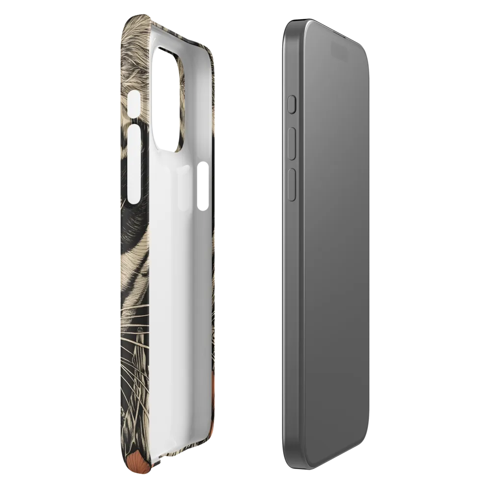 Feline Majesty: The Human-Leopard Connection | Phone Case |  15 Pro Max | Snap Case | Matte