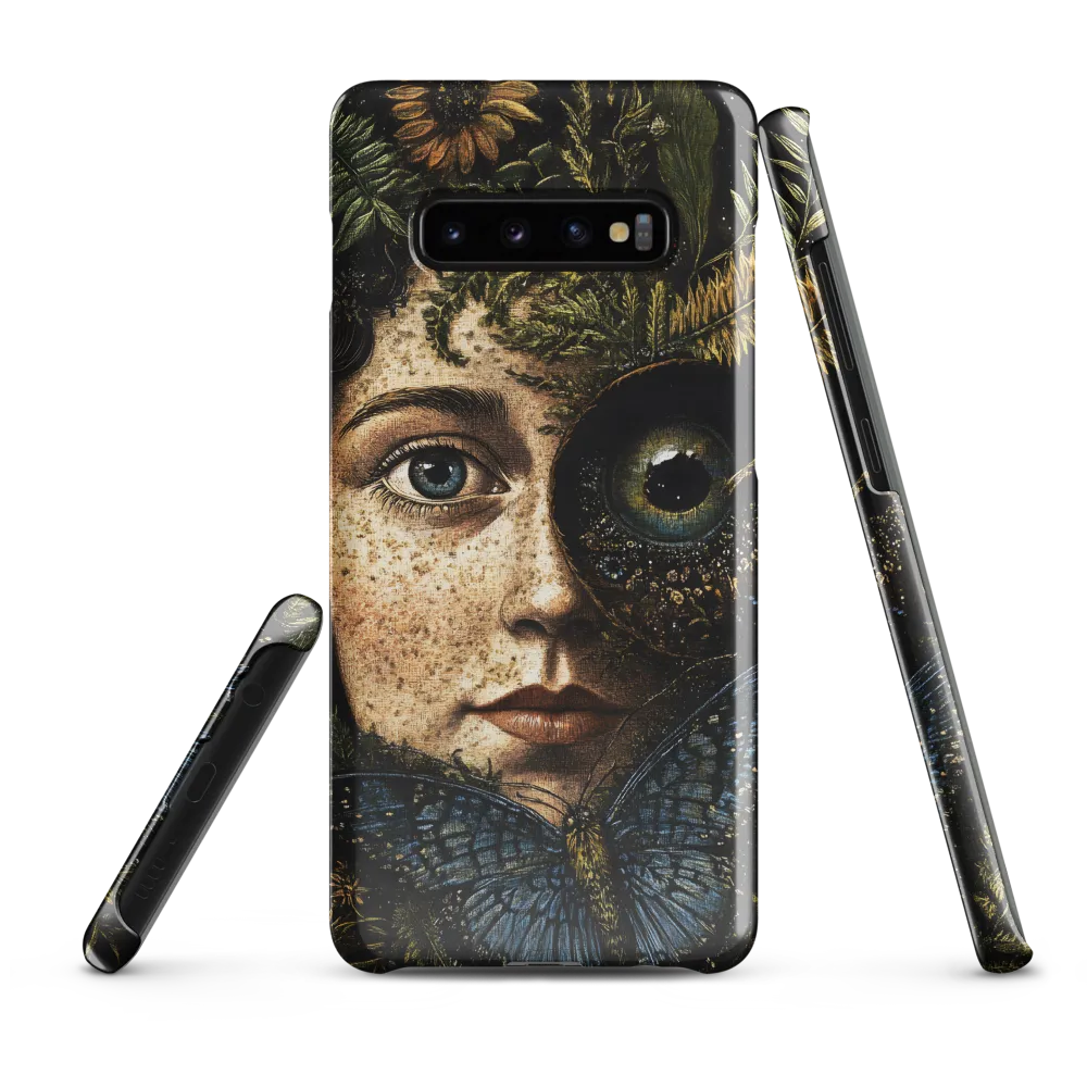 Nature's Embrace: A Surreal Portrait | Phone Case |  S10 Plus | Snap Case | Glossy