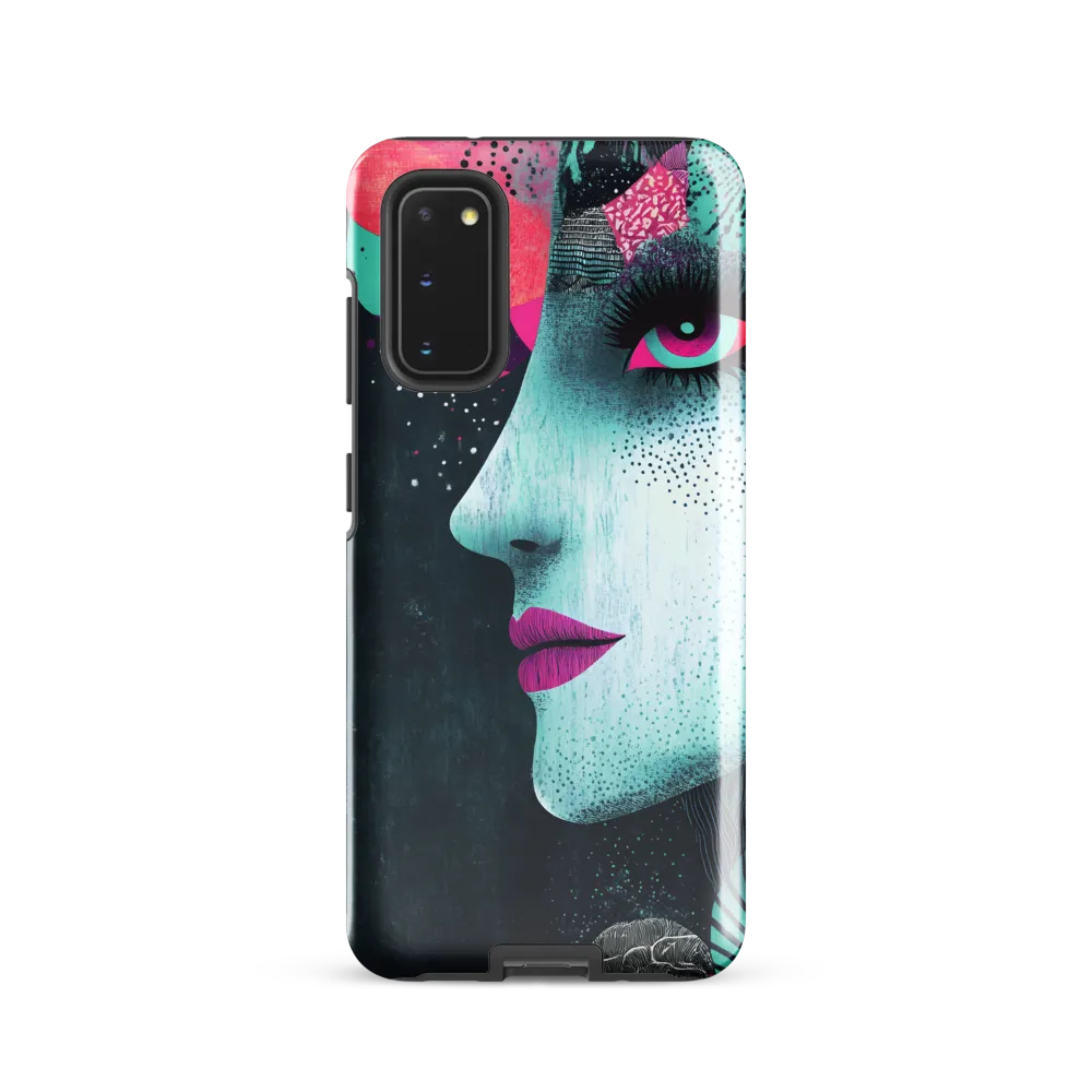 Mystical Beauty in Blue and Pink | Phone Case |  S20 | Tough Case | Glossy