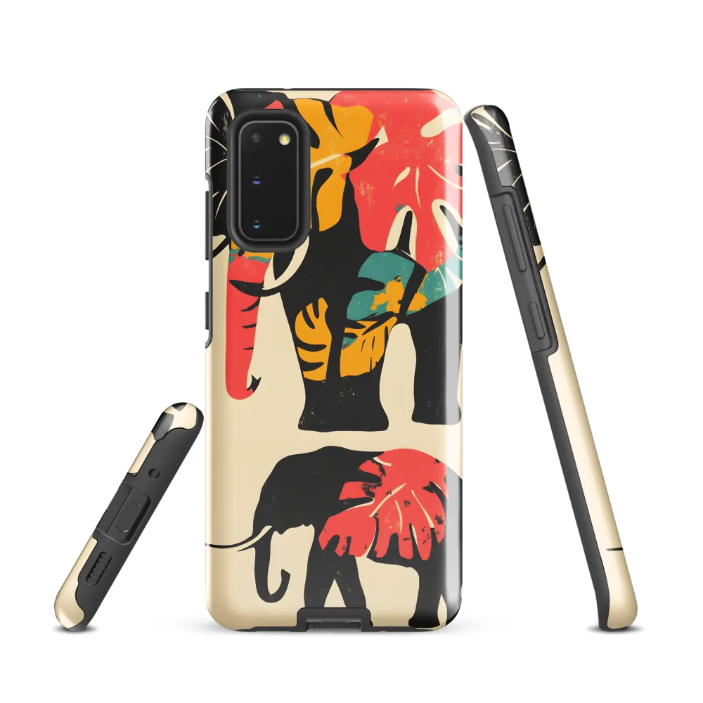 Tropical Elegance: The Elephant's Dance