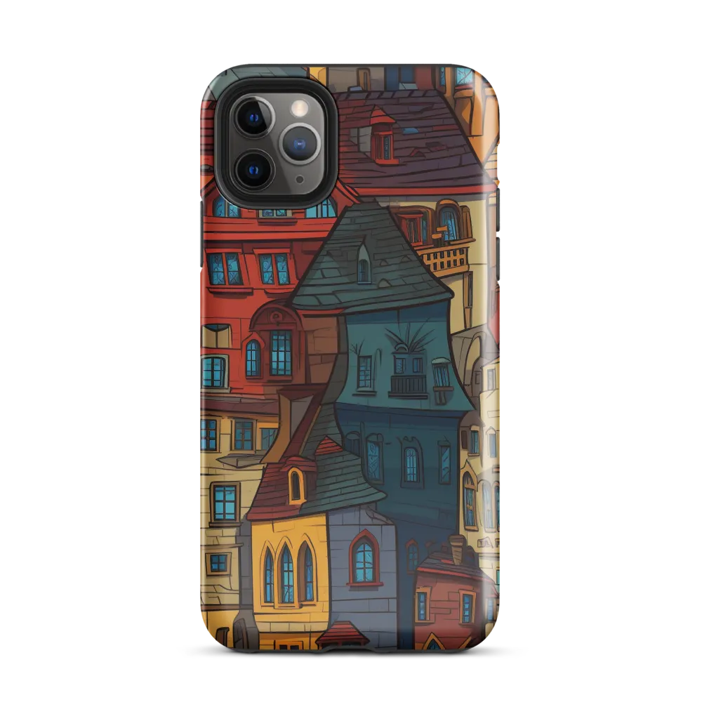 Whimsical Urban Mosaic | Phone Case |  11 Pro Max | Tough Case | Glossy