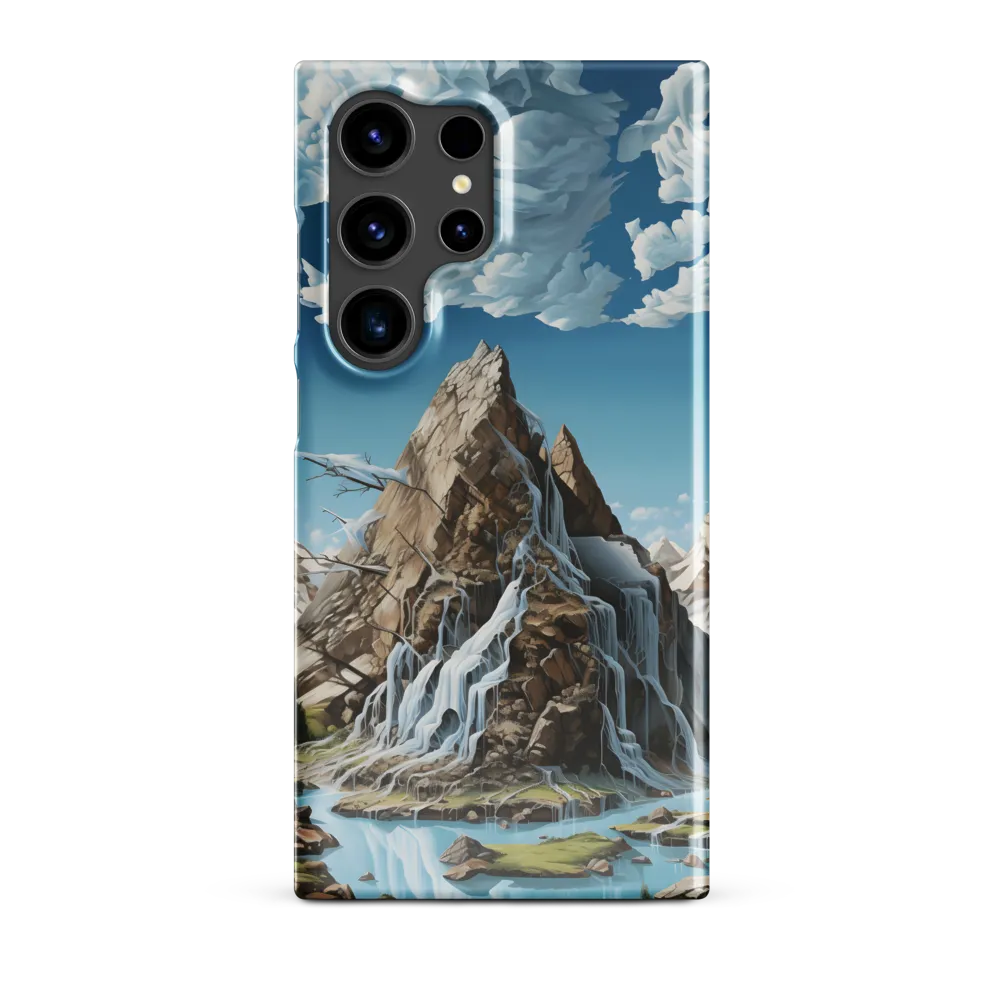 Majestic Cascade: A Mountain Masterpiece