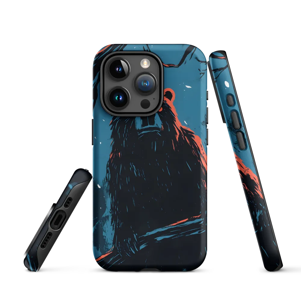 Eerie Majesty: A Bear in the Night