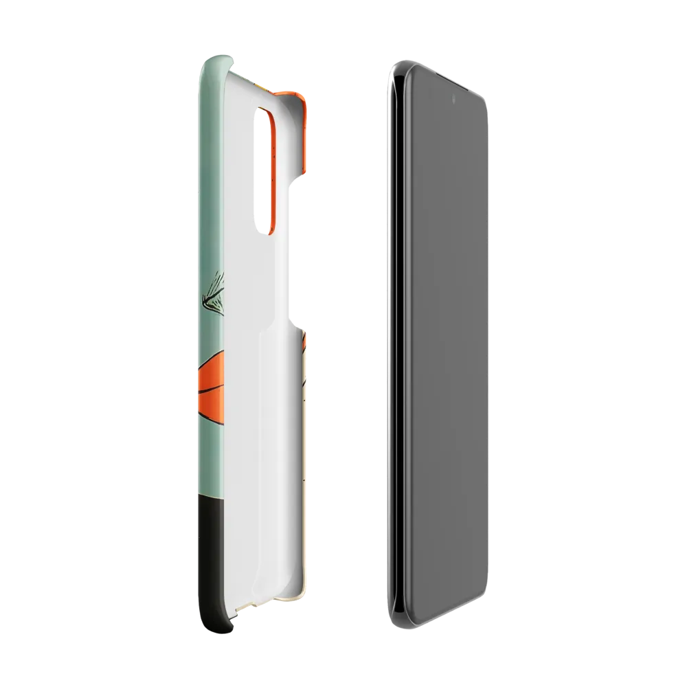 Vivid Expressions: A Portrait in Blue | Phone Case |  S20 | Snap Case | Matte