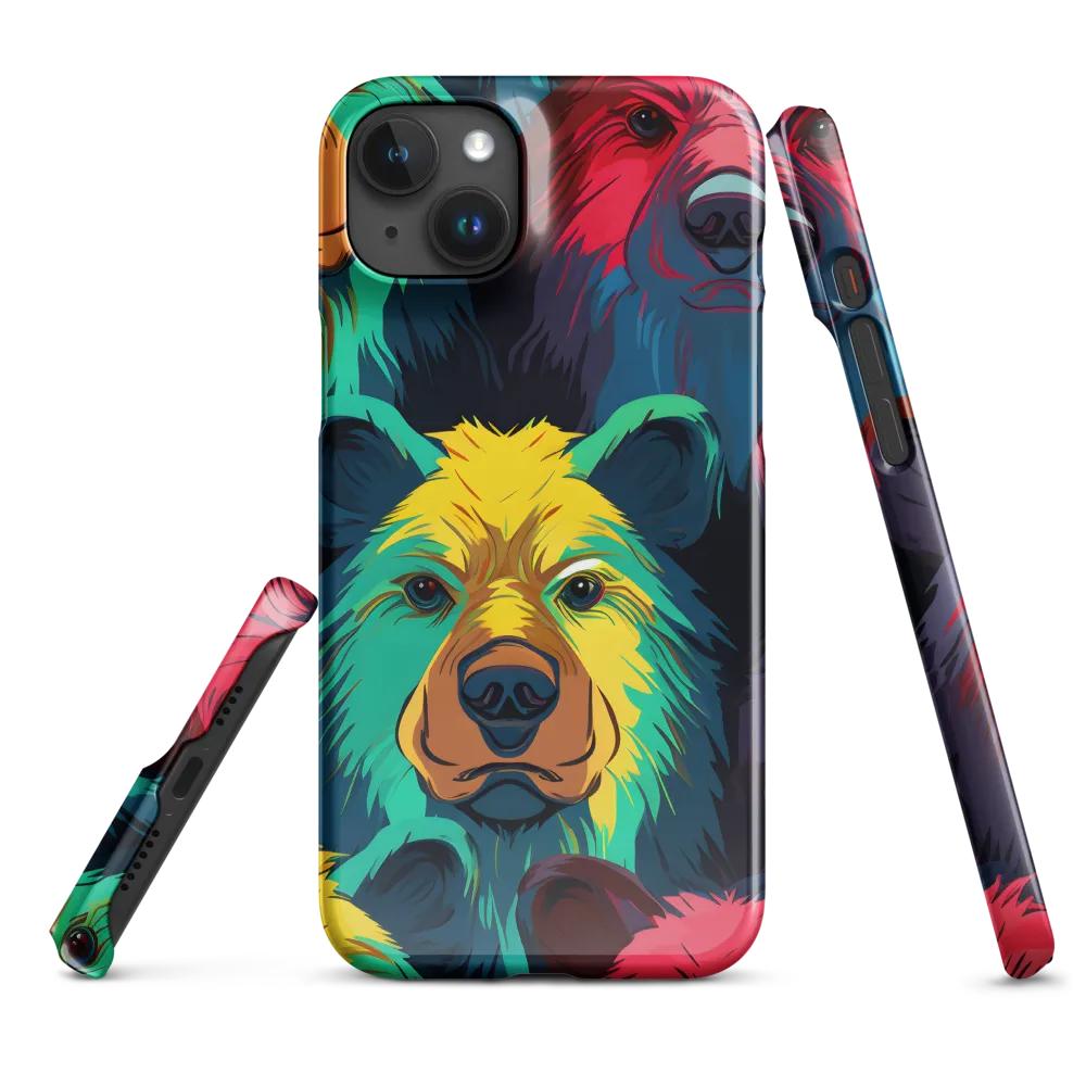 The Colorful Essence of Bears | Phone Case |  15 Plus | Snap Case | Glossy
