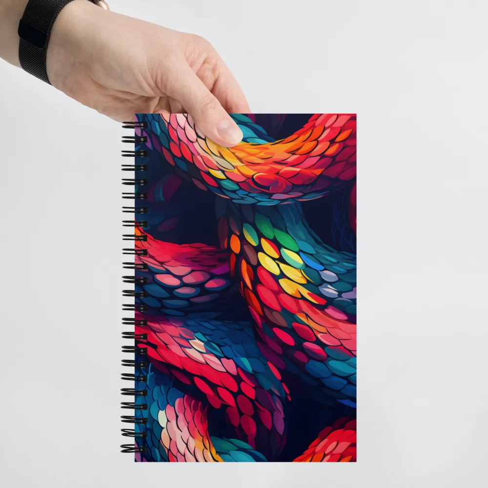 Serpentine Harmony | Spiral Notebook