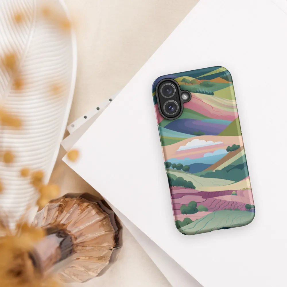 Harmonious Hills | Phone Case |  16 Plus | Tough Case | Matte