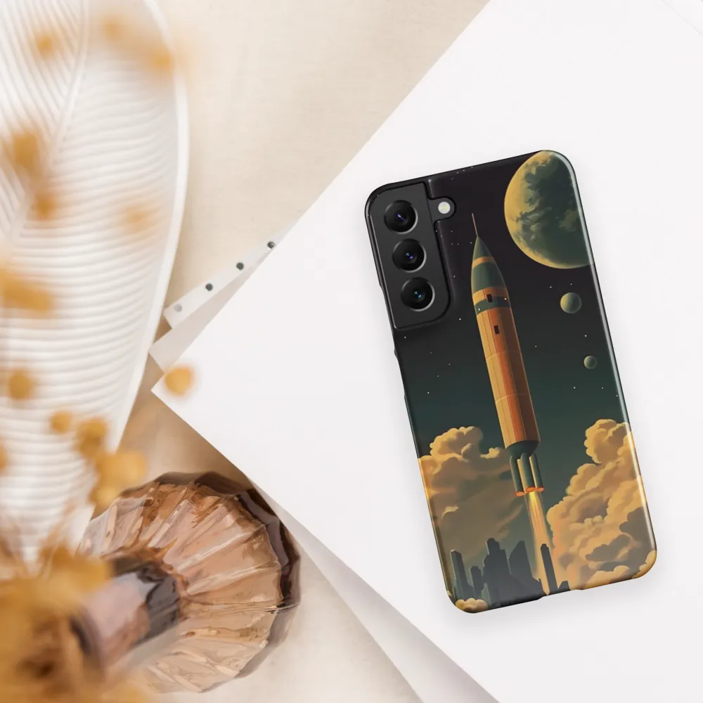 Journey Through the Cosmic Frontier | Phone Case |  S22 Plus | Snap Case | Glossy
