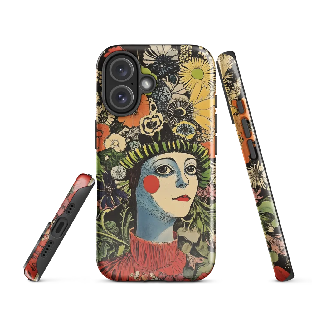 Floral Whimsy: A Portrait of Nature's Embrace