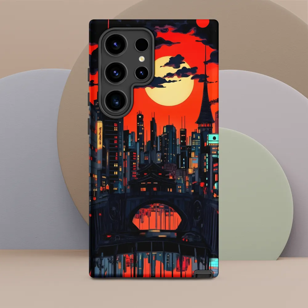 Nightfall in a Neon City