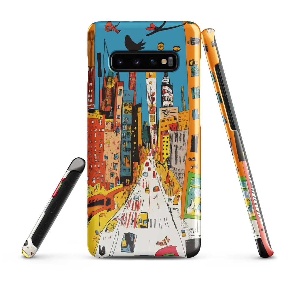 Whimsical Urban Symphony | Phone Case |  S10 Plus | Snap Case | Glossy