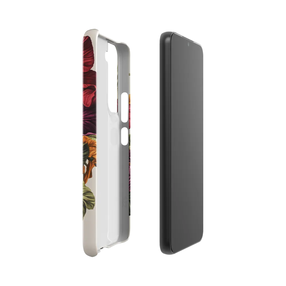 Floral Symphony in Color | Phone Case |  S22 | Snap Case | Glossy
