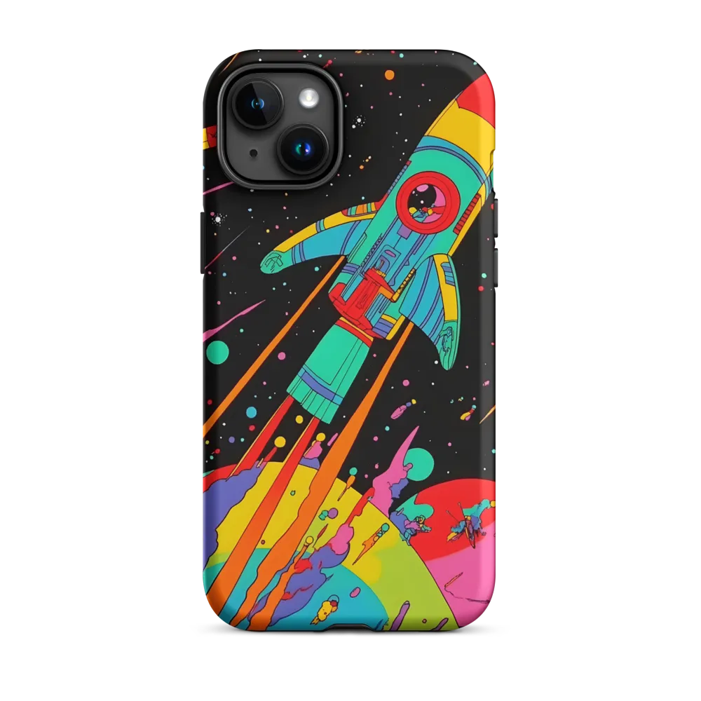 Cosmic Voyage: The Neon Lift-Off