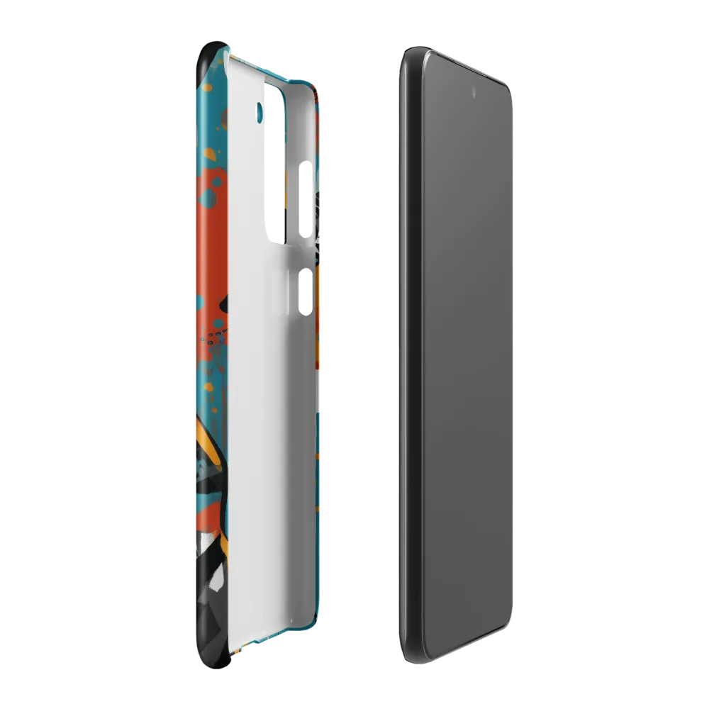 Dynamic Antelope in Vivid Abstract