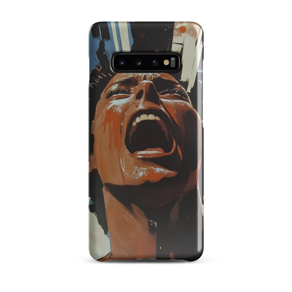 Raw Emotion: The Anguish Within | Phone Case |  S10 Plus | Snap Case | Glossy