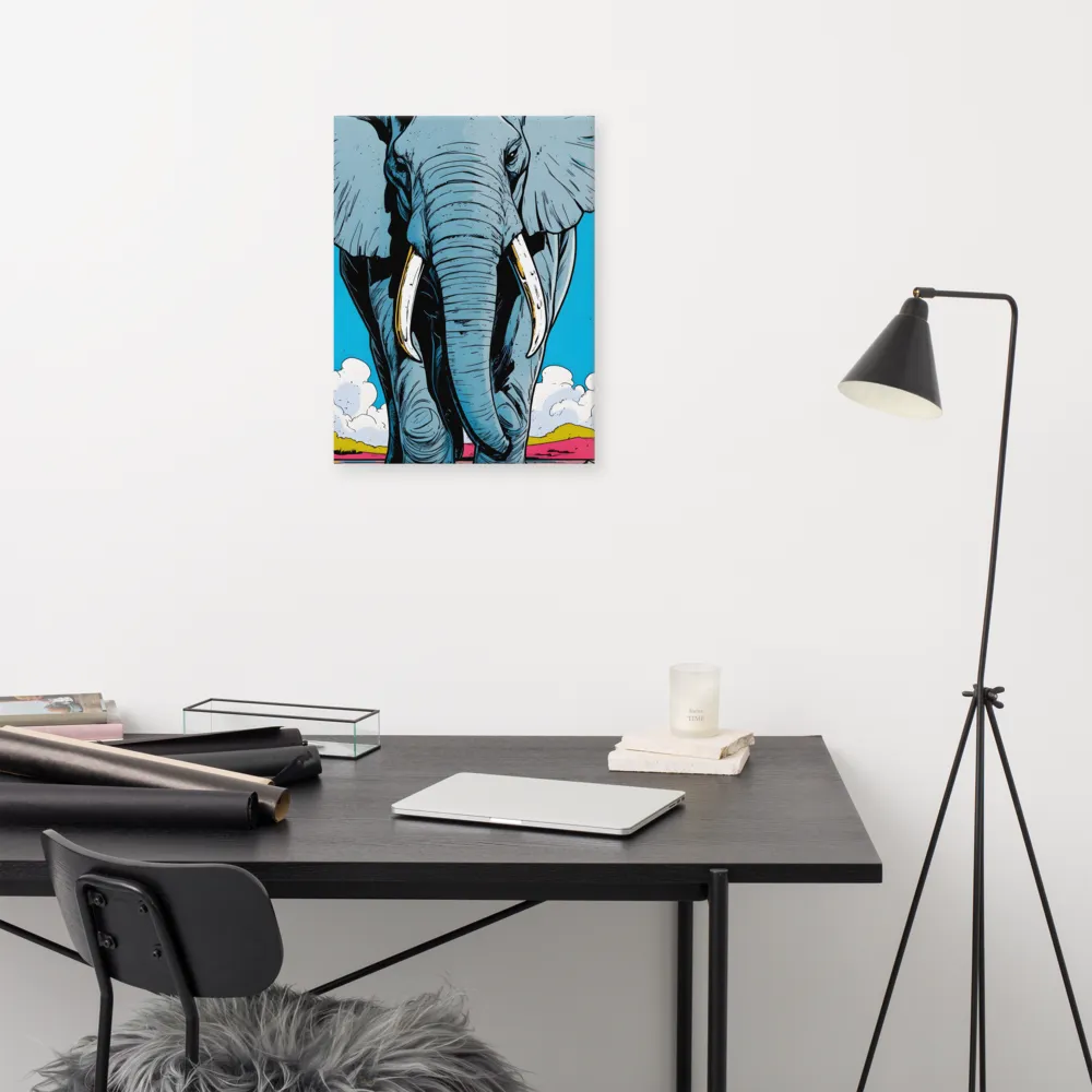 Majestic Presence: The Elephant | Canvas | 18″×24″