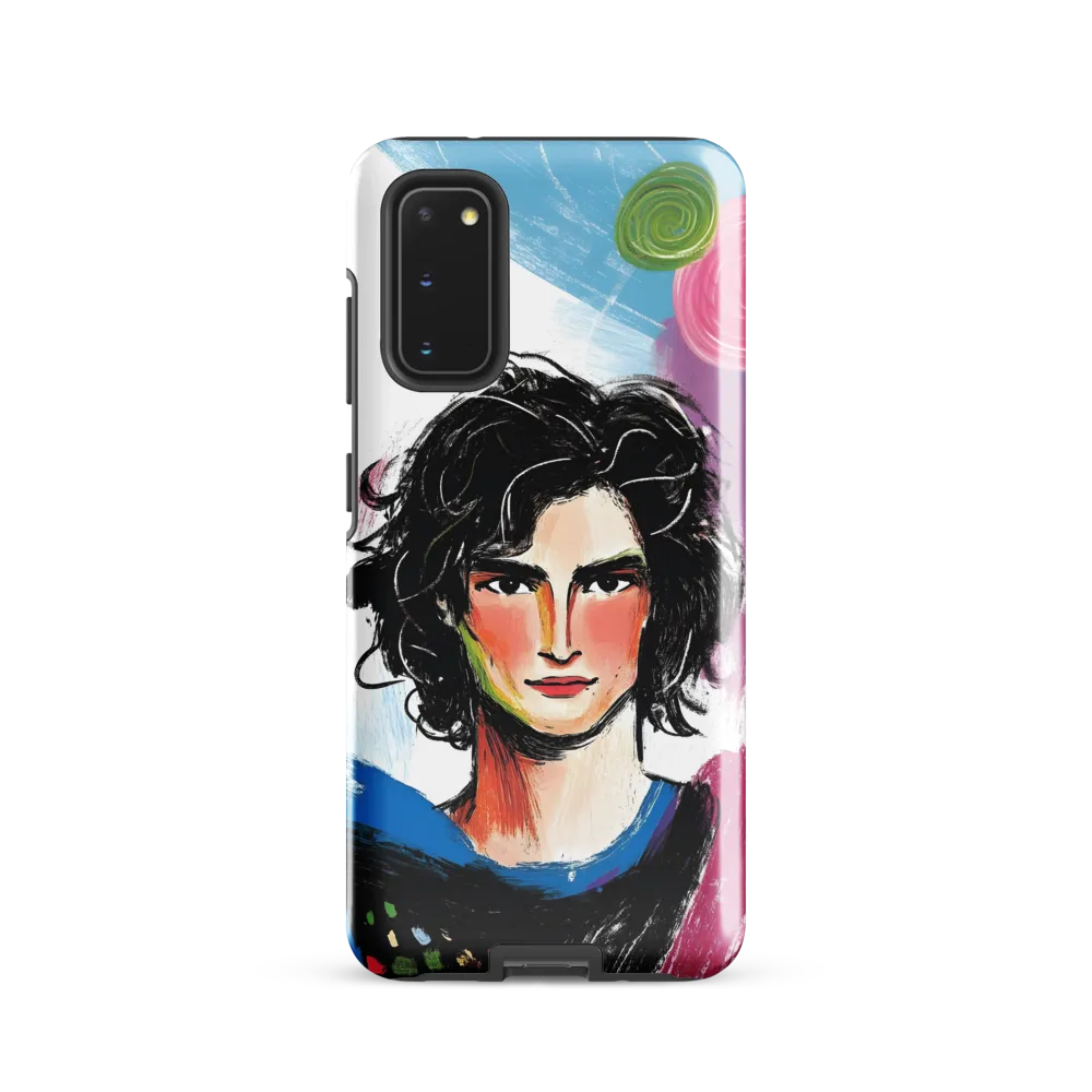 Vibrant Portrait of Youth | Phone Case |  S20 | Tough Case | Glossy