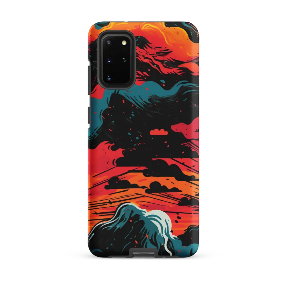 Ethereal Twilight: A Dramatic Landscape in Motion