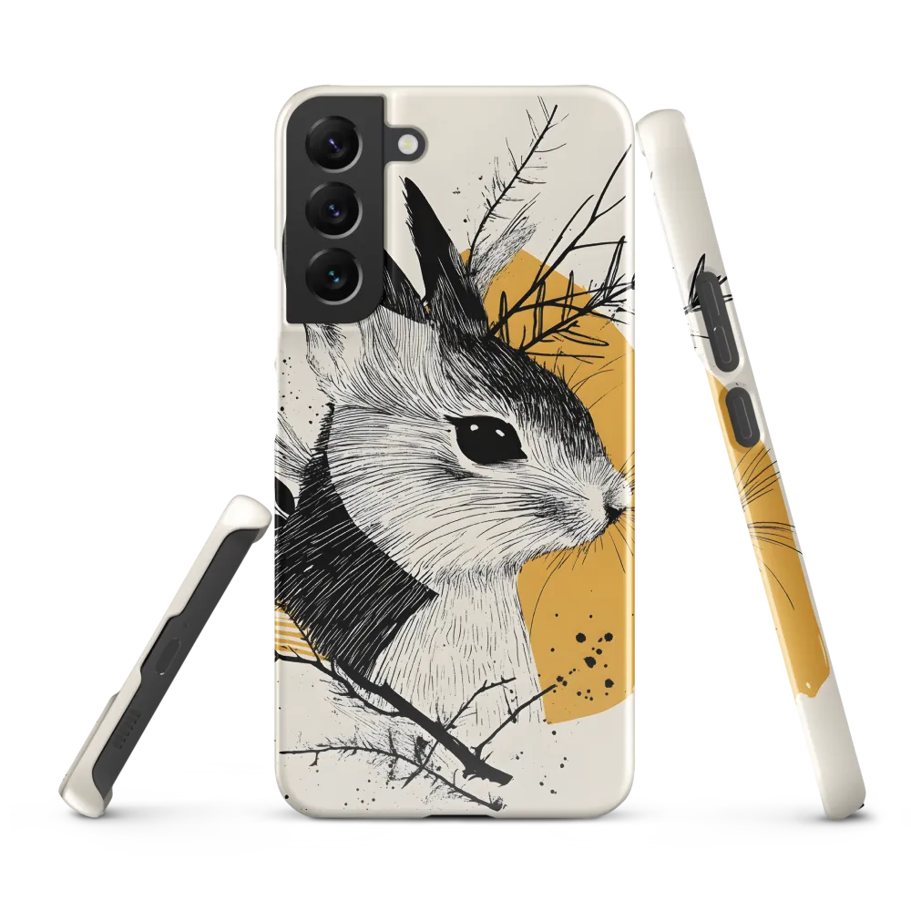 Ethereal Rabbit: A Study in Line Art