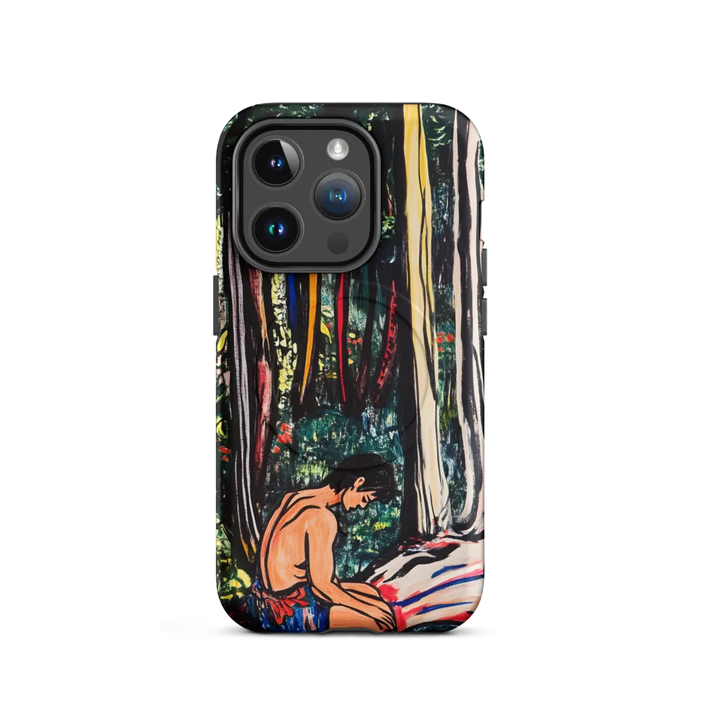 Contemplation in Nature | Phone Case |  14 Pro | MagSafe® Tough Case | Matte