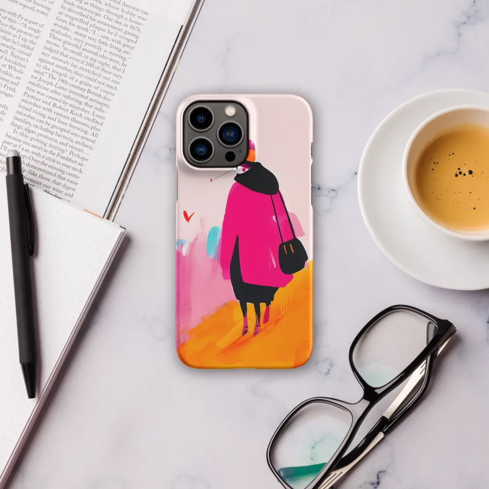 Wanderer in Pink | Phone Case |  13 Pro Max | Snap Case | Matte