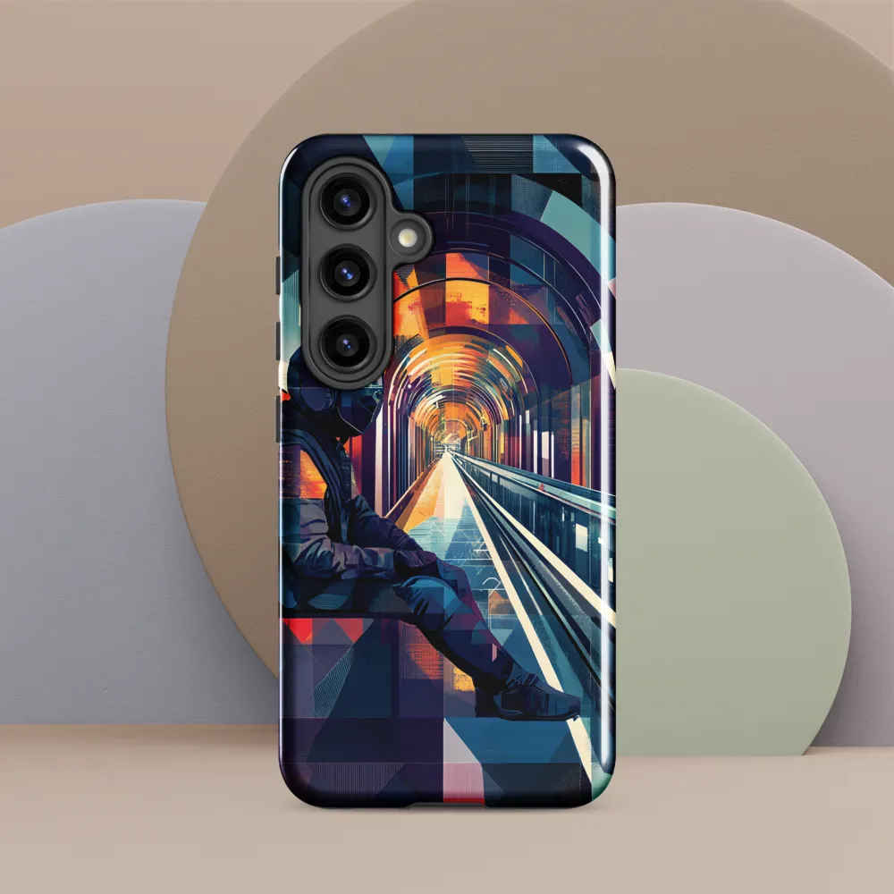 Reflections in a Futuristic Tunnel