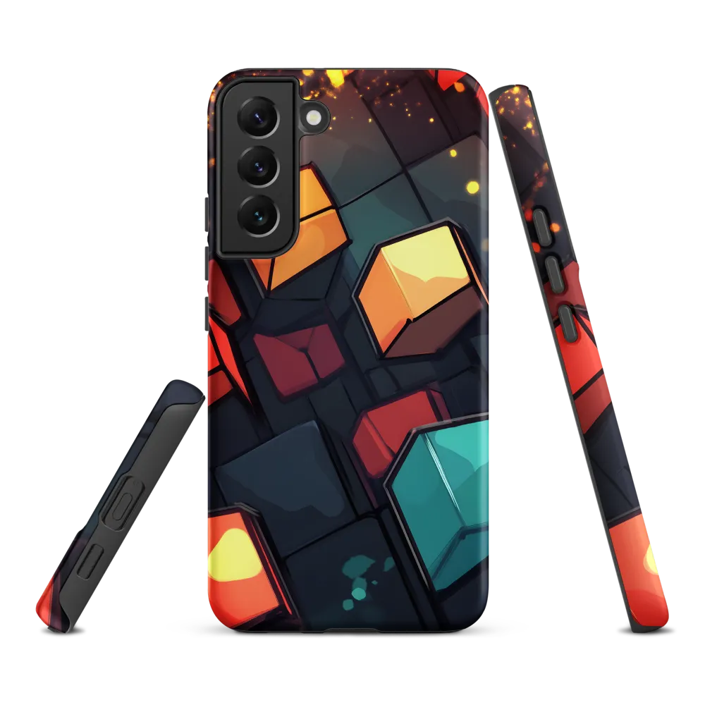 Illuminated Geometry | Phone Case |  S22 Plus | Tough Case | Matte