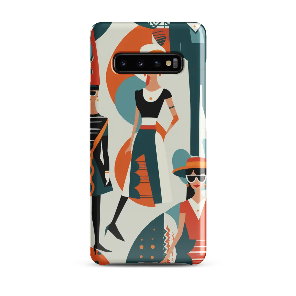 Chic Figures in Pop Art | Phone Case |  S10 Plus | Snap Case | Glossy