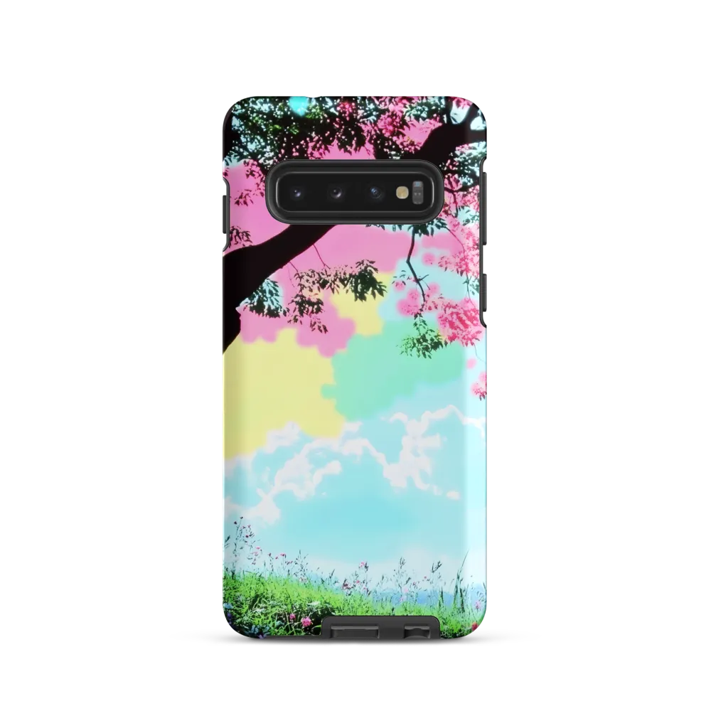 Pastel Dreams: A Surreal Tree Landscape