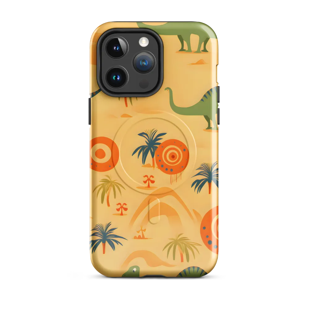 Prehistoric Playtime | Phone Case |  14 Pro Max | MagSafe® Tough Case | Glossy