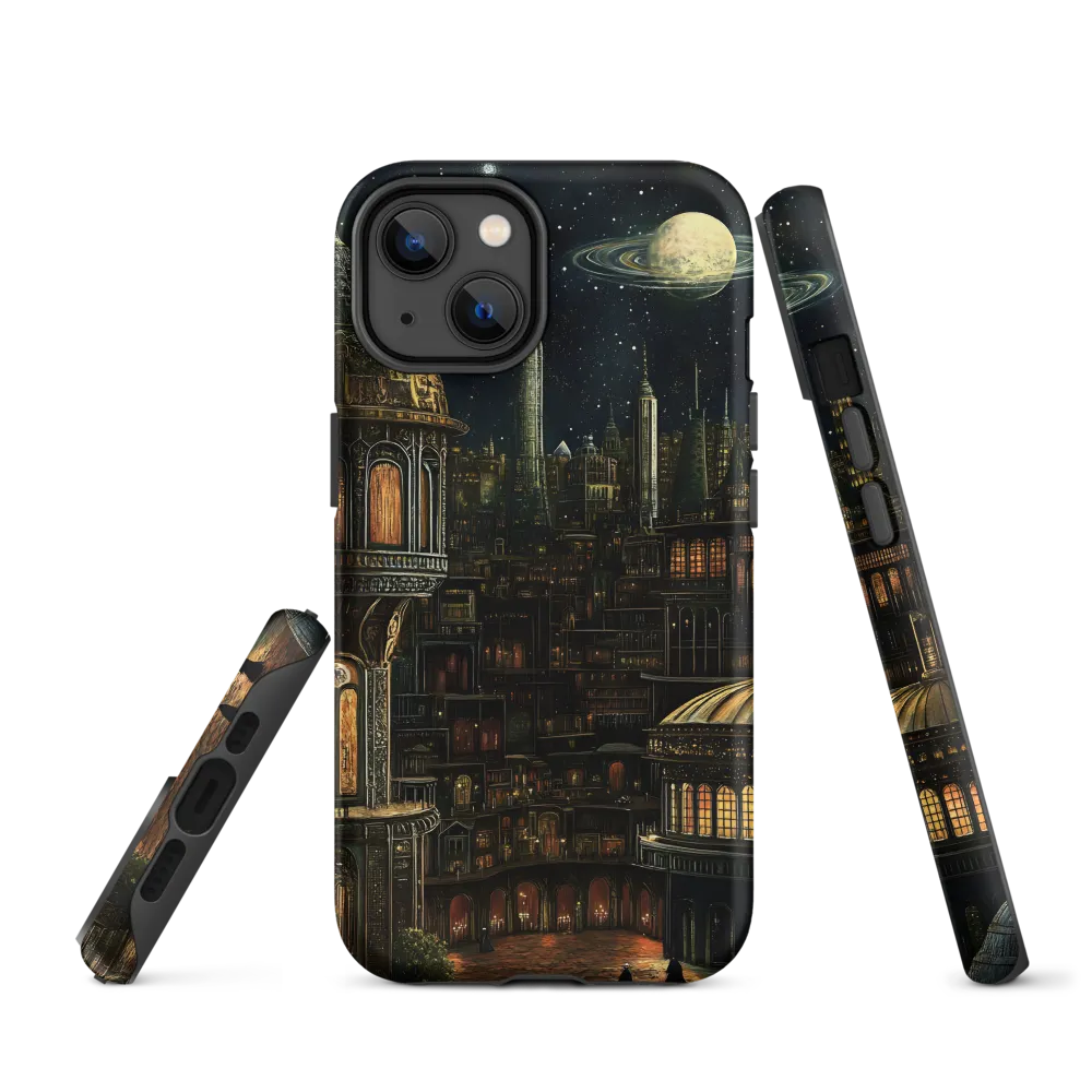 Celestial Enigma: A Surreal Cityscape