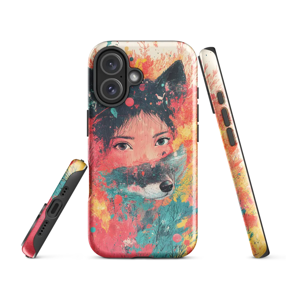 Harmony of Spirit: Girl and Wolf
