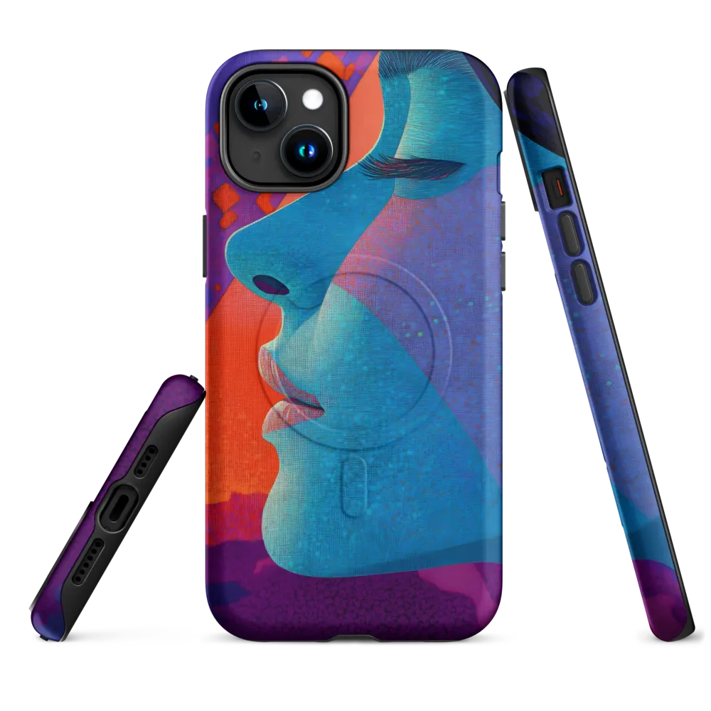 Cyan Profile with Magenta Mosaic