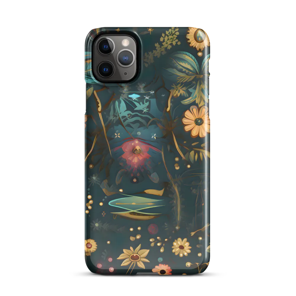 Whimsy in Flora: An Art Nouveau Journey | Phone Case |  11 Pro Max | Snap Case | Glossy