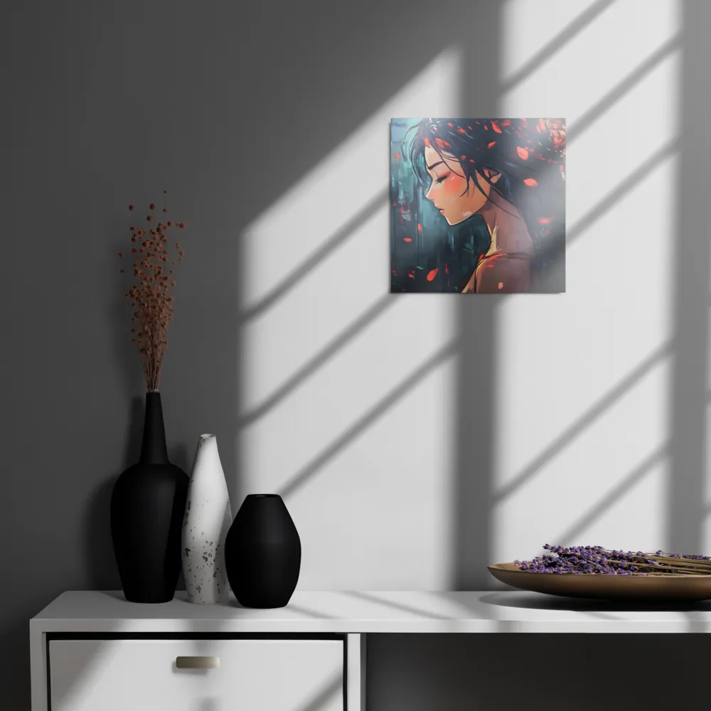 Whispers of Melancholy | Metal Print | 12″×12″