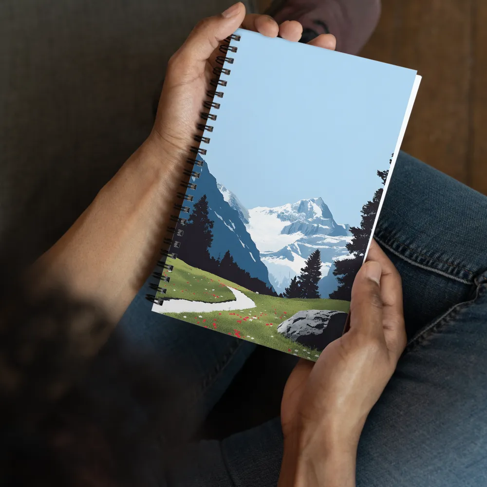 Tranquil Mountain Retreat | Spiral Notebook