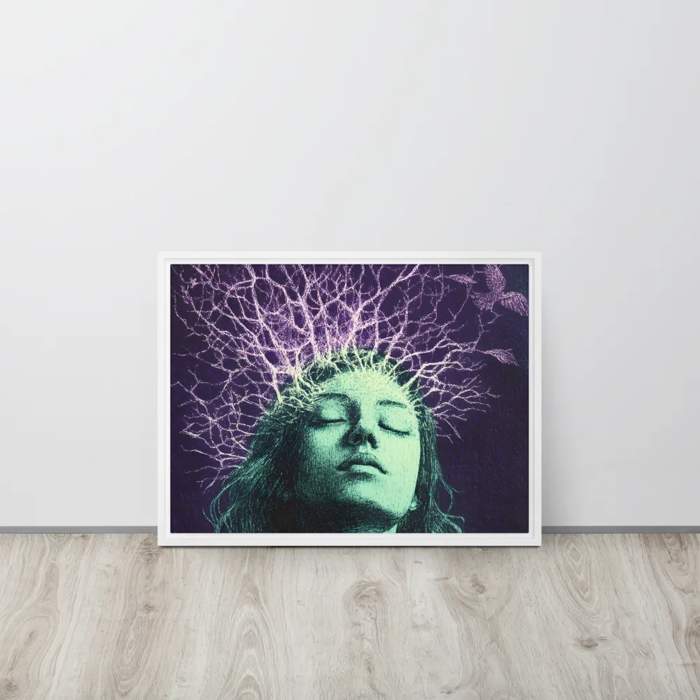 Whispers of Freedom | Canvas with White Frame | 18″×24″